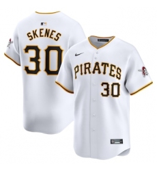 Men's Pittsburgh Pirates #30 Paul Skenes Nike White Home Limited Player Jersey