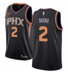 Youth Nike Phoenix Suns #2 Elie Okobo Swingman Black NBA Jersey Statement Edition
