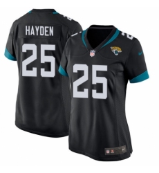 Women's Nike Jacksonville Jaguars #25 D.J. Hayden Game Teal Green Team Color NFL Jersey