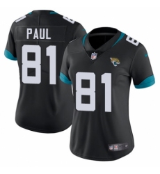 Women's Nike Jacksonville Jaguars #81 Niles Paul Teal Green Team Color Vapor Untouchable Elite Player NFL Jersey