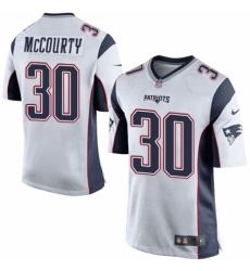 Men's Nike New England Patriots #30 Jason McCourty Game White NFL Jersey