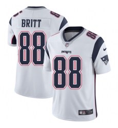 Youth Nike New England Patriots #88 Kenny Britt White Vapor Untouchable Limited Player NFL Jersey