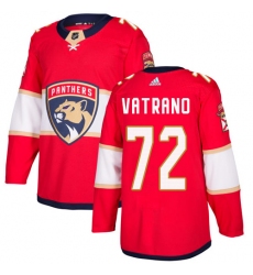 Youth Adidas Florida Panthers #72 Frank Vatrano Authentic Red Home NHL Jersey
