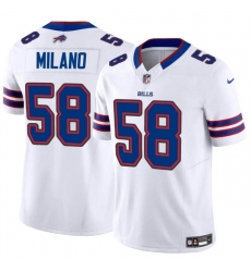 Men's Buffalo Bills #58 Matt Milano White 2024 F.U.S.E. Vapor Untouchable Limited Stitched Football Jersey