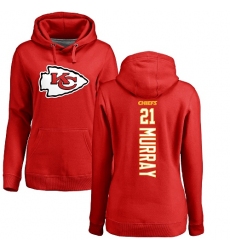 NFL Women's Nike Kansas City Chiefs #21 Eric Murray Red Backer Pullover Hoodie