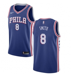 Youth Nike Philadelphia 76ers #8 Zhaire Smith Swingman Blue NBA Jersey - Icon Edition