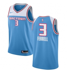Youth Nike Sacramento Kings #3 Yogi Ferrell Swingman Blue NBA Jersey - 2018 19 City Edition