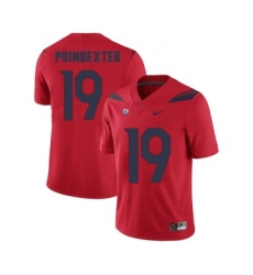 Arizona Wildcats 19 Shawn Poindexter Red College Football Jersey