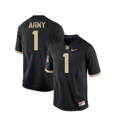 Army Black Knights 1 Marcus Hyatt Black College Football Jersey