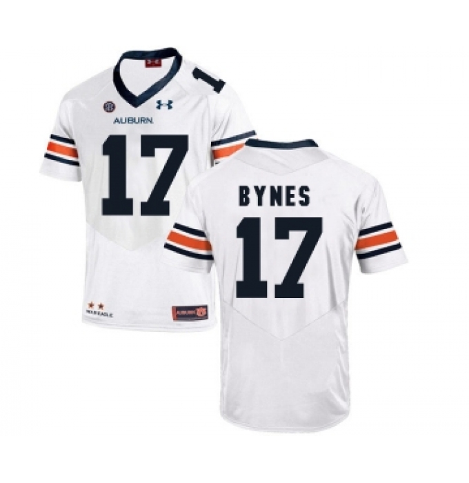 Auburn Tigers 17 Josh Bynes White College Football Jersey