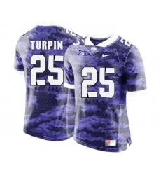 TCU Horned Frogs 25 KaVontae Turpin Purple College Football Jersey