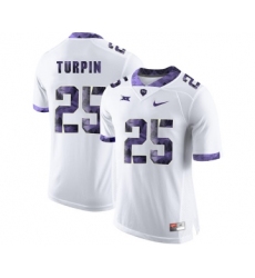 TCU Horned Frogs 25 KaVontae Turpin White College Football Jersey