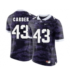 TCU Horned Frogs 43 Tank Carder Purple College Football Limited Jersey