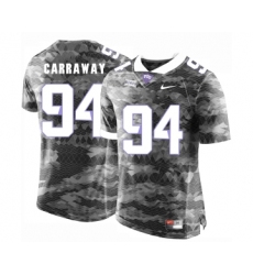 TCU Horned Frogs 94 Josh Carraway Gray College Football Limited Jersey