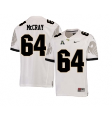 UCF Knights 64 Justin McCray White College Football Jersey