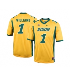 North Dakota State Bison 1 Marcus Williams Gold College Football Jersey