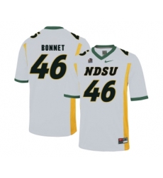 North Dakota State Bison 46 Andrew Bonnet White College Football Jersey