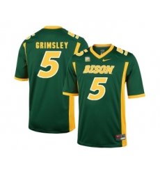 North Dakota State Bison 5 Robbie Grimsley Green College Football Jersey