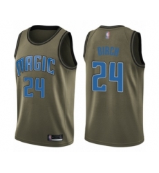 Youth Orlando Magic #24 Khem Birch Swingman Green Salute to Service Basketball Jersey