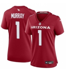 Women Arizona Cardinals #1 Kyler Murray Red 2023 F U S E Vapor Limited Stitched Football Jersey