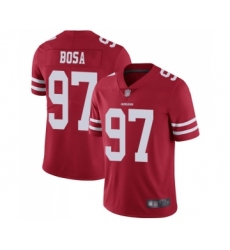 Men's San Francisco 49ers #97 Nick Bosa Red Team Color Vapor Untouchable Limited Player Football Jersey