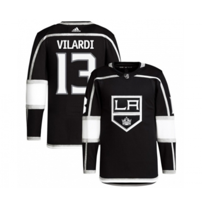 Men's Los Angeles Kings #13 Gabriel Vilardi Black Stitched Jersey