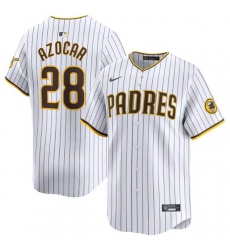 Men's San Diego Padres #28 Jose Azocar White 2024 Home Limited Baseball Stitched Jersey