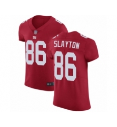 Men's New York Giants #86 Darius Slayton Red Alternate Vapor Untouchable Elite Player Football Jersey