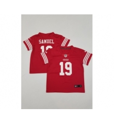 Toddler San Francisco 49ers #19 Deebo Samuel Limited Red Vapor Stitched Jersey