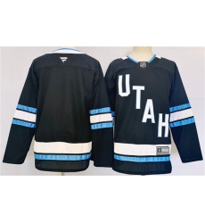 Men's Utah Hockey Club Blank Navy Stitched Jersey