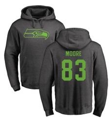 NFL Nike Seattle Seahawks #83 David Moore Ash One Color Pullover Hoodie