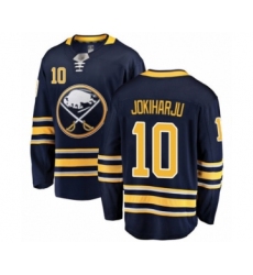 Youth Buffalo Sabres #10 Henri Jokiharju Fanatics Branded Navy Blue Home Breakaway Hockey Jersey