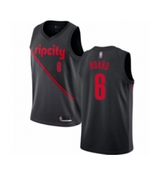 Youth Portland Trail Blazers #6 Jaylen Hoard Swingman Black Basketball Jersey - 2018 19 City Edition