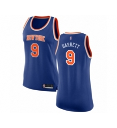 Women's New York Knicks #9 RJ Barrett Swingman Royal Blue Basketball Jersey - Icon Edition