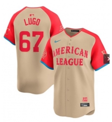 Men's New York Mets #67 Seth Lugo Cream 2024 All Star Limited Stitched Jersey