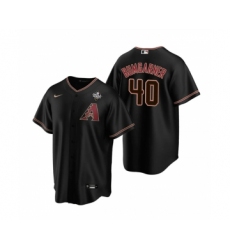 Men's Arizona Diamondbacks #40 Madison Bumgarner Black 2023 World Series Cool Base Stitched Baseball Jersey