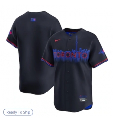 Men's Toronto Blue Jays Blank Nike Navy 2024 City Connect Limited Jersey