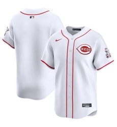 Men's Cincinnati Reds Blank White Home Limited Baseball Stitched Jersey