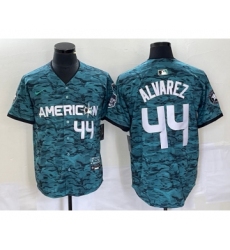 Men's Nike Houston Astros #44 Yordan Alvarez Teal 2023 All Star Cool Base Stitched Baseball Jersey