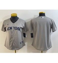 Women's New York Yankees Blank Gray Field of Dreams Cool Base Jersey