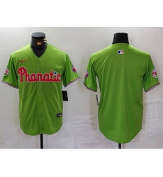 Men's Philadelphia Phillies Blank Green With Stitched Cool Base Nike Jersey