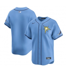 Men's Tampa Bay Rays Blank Light Blue Alternate Limited Stitched Baseball Jersey