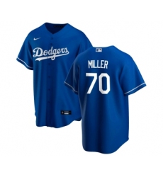 Men's Nike Los Angeles Dodgers #70 Bobby Miller Blue Cool Base Stitched Baseball Jersey