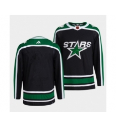 Men's Dallas Stars Blank 2022 Balck Reverse Retro 2.0 Stitched Jersey