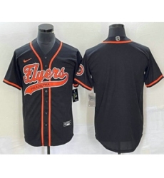 Men's Nike Philadelphia Flyers Blank Black Cool Base Stitched Baseball Jersey