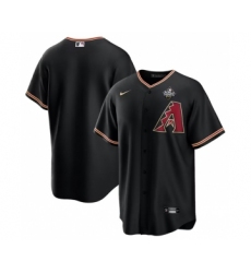 Men's Arizona Diamondbacks Blank Black 2023 World Series Cool Base Stitched Baseball Jersey