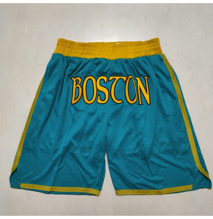 Men's Boston Celtics Green Pocket Shorts