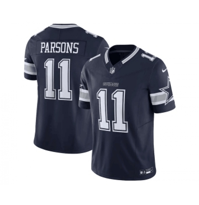 Men's Nike Dallas Cowboys #11 Micah Parsons Navy 2023 F.U.S.E. Limited Stitched Football Jersey