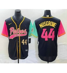 Men's San Diego Padres #44 Joe Musgrove Number Black NEW 2023 City Connect Cool Base Stitched Jersey