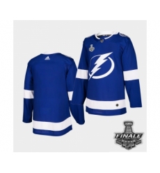 Men's Adidas Lightning Blue Home Authentic 2021 Stanley Cup Jersey